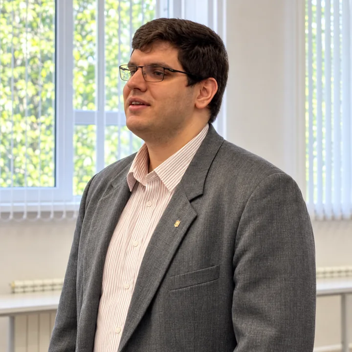 Дмитро Ткач в аудиторії